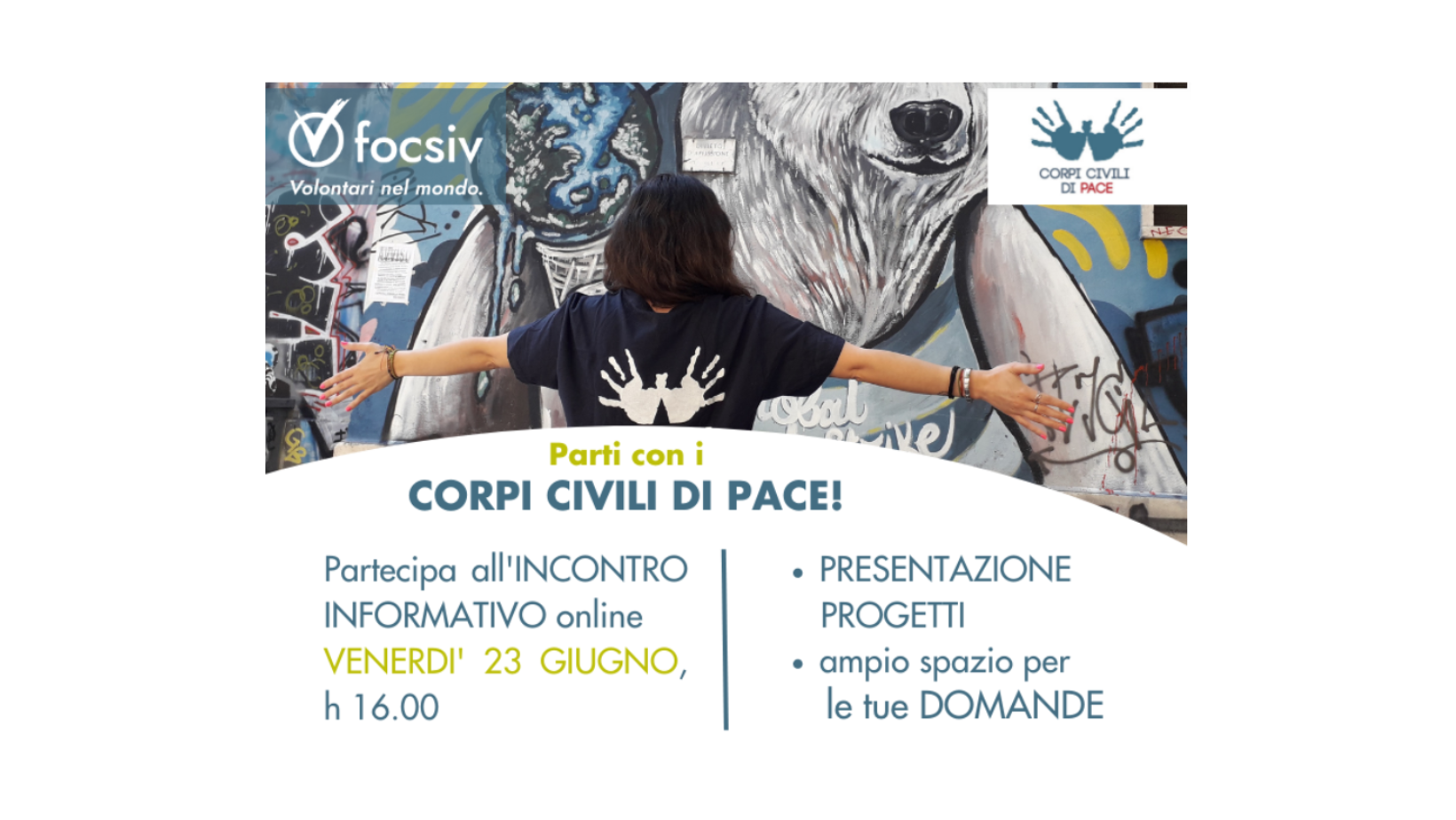 Corpi Civili Di Pace Presentazione On Line Il Giugno Engim